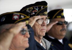 veteran saluting