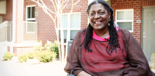 Mercy Housing resident Terri Ruffin