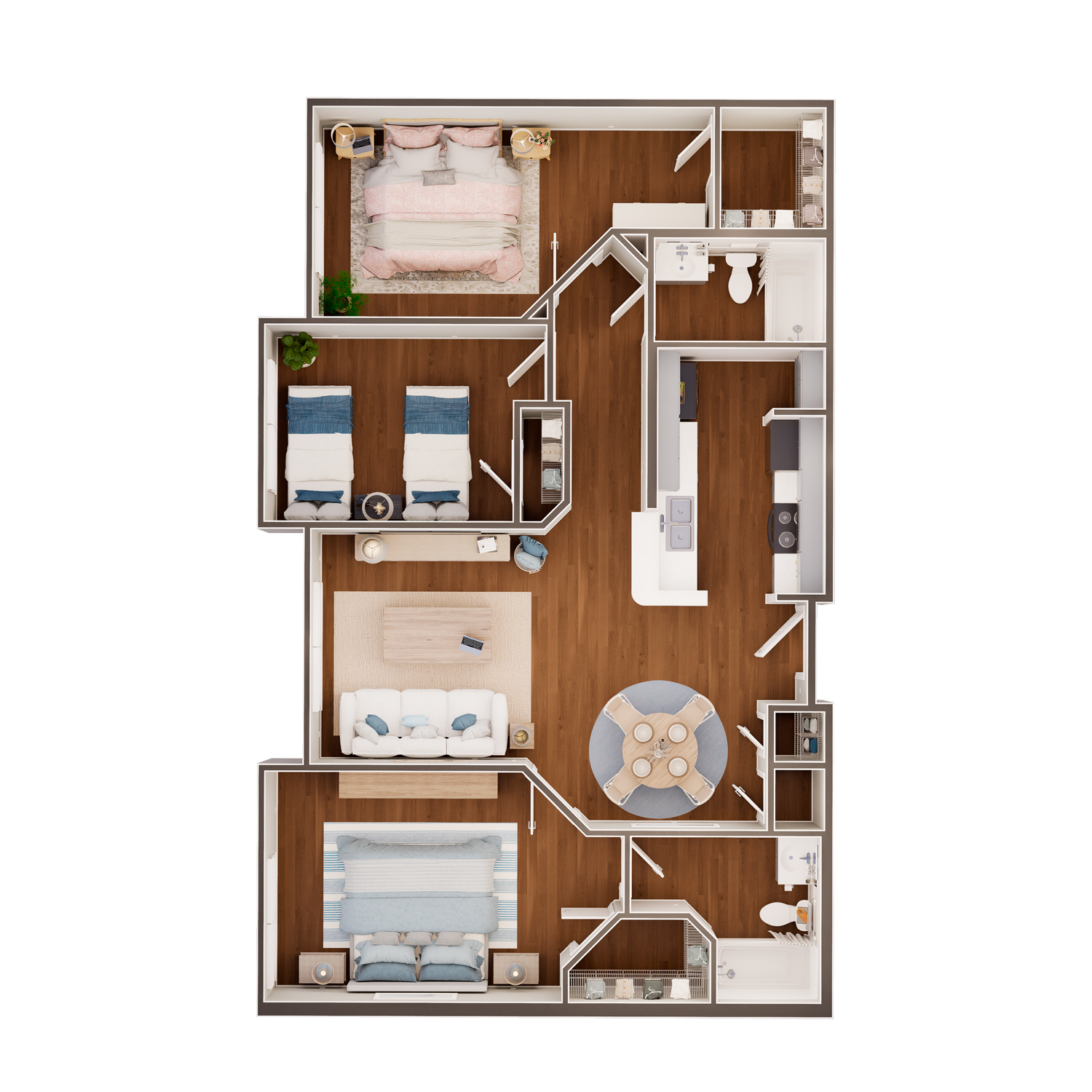 Three-Bedroom