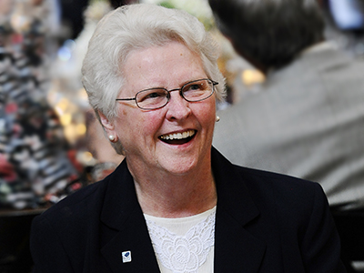 Sister Lillian Murphy laughing