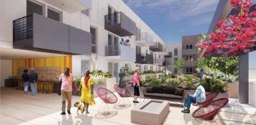 A rendering of the Long Beach Senior Community