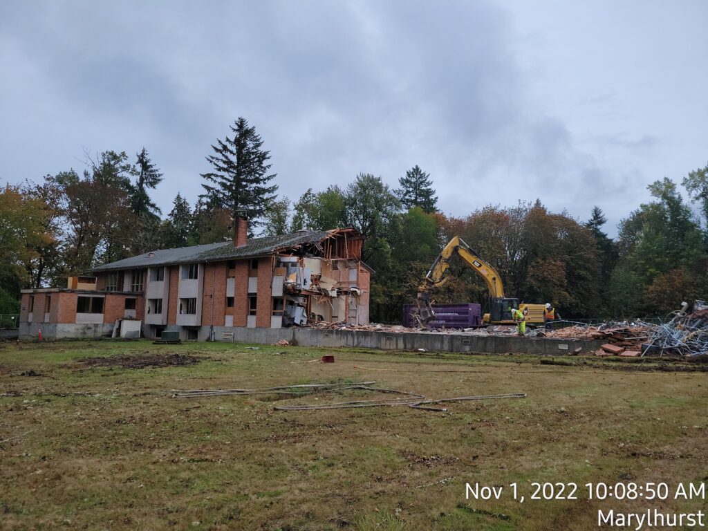 Demolition Progress, November 2022