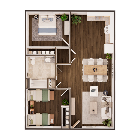 Two-Bedroom