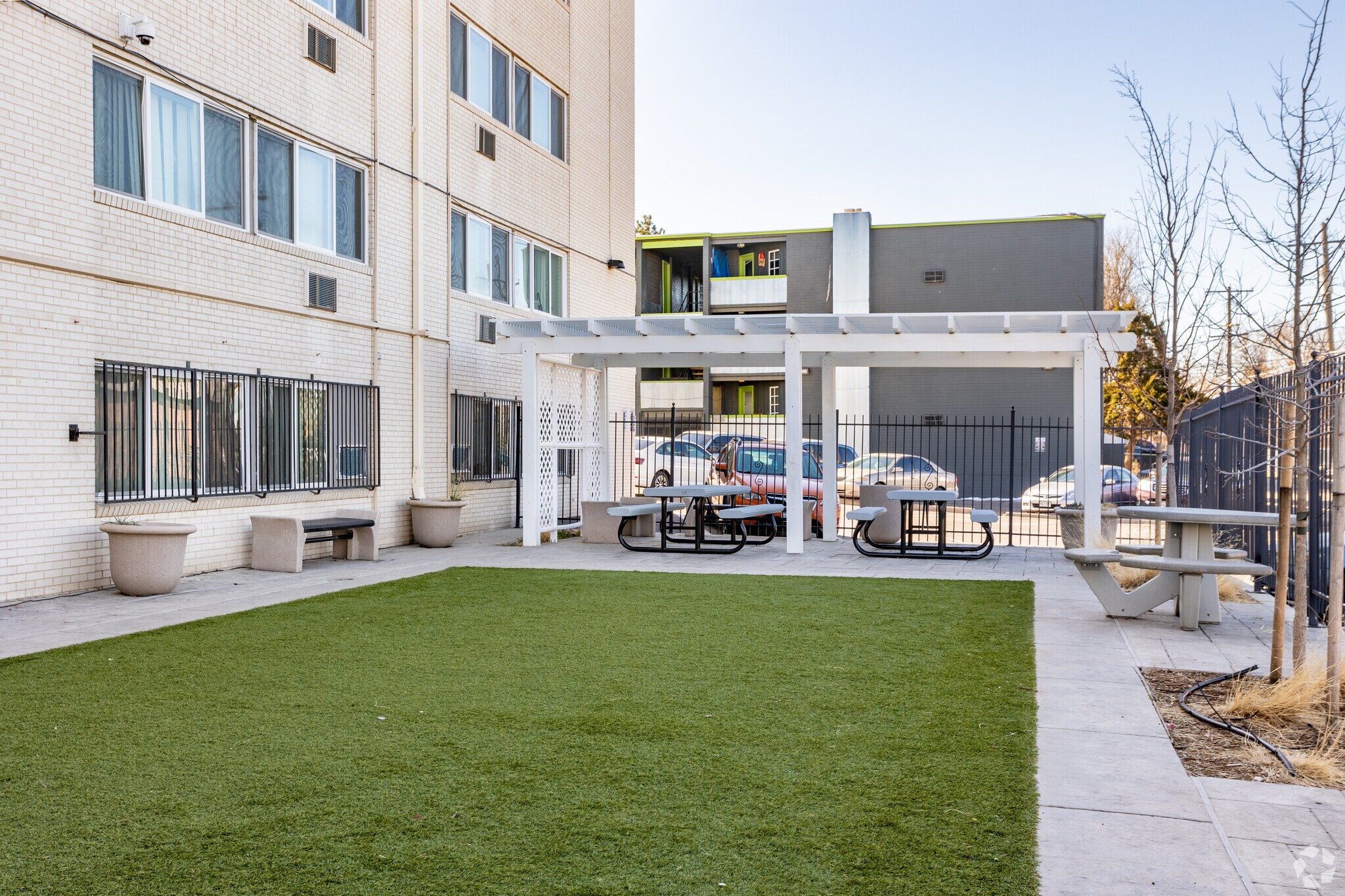 Grace Apartments Community Courtyard