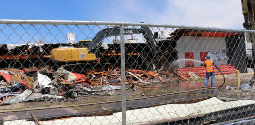 Outdoor construction for Mercy Housing