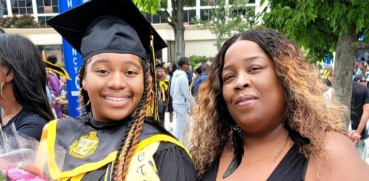 Lyn and Corya at her high school graduation