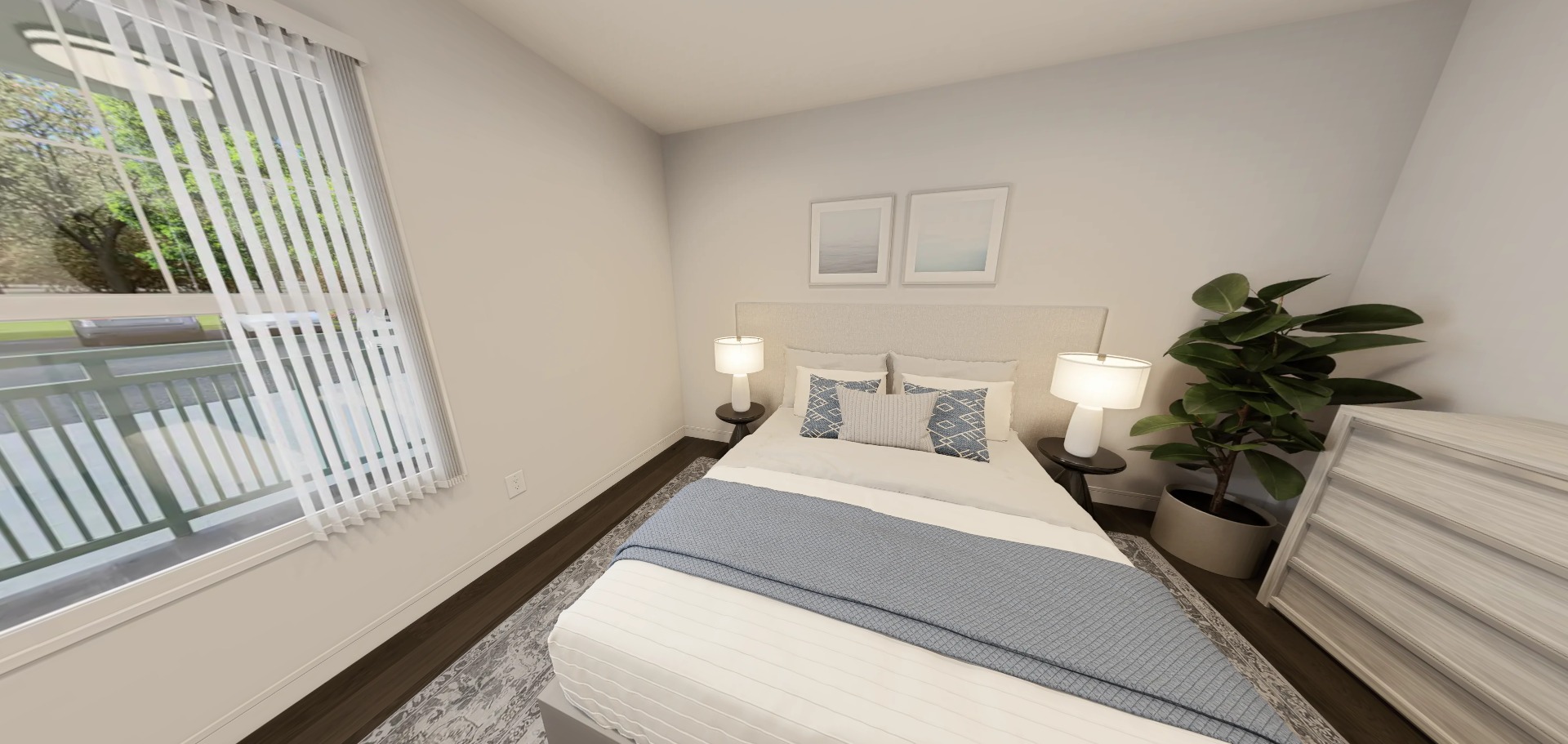 Two Bedroom El Dorado Two Bedroom Bedroom A, Bldg A