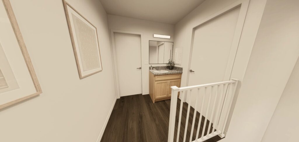 Unit Upstairs El Dorado Two Bedroom H Unit Upstairs Landing, Bldg B