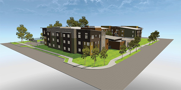 Rendering 2 Mather Veterans Village Phase 4 Rendering 2