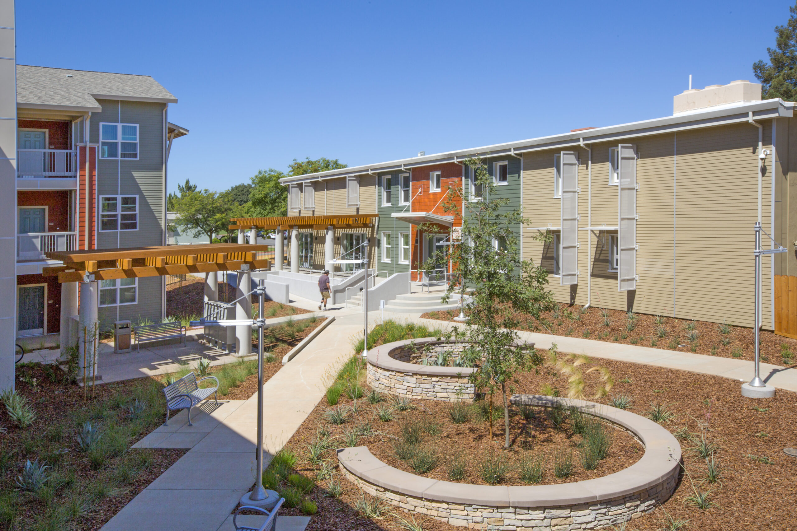 Courtyard 2 Mather Veterans Village Phase 1 Courtyard 2