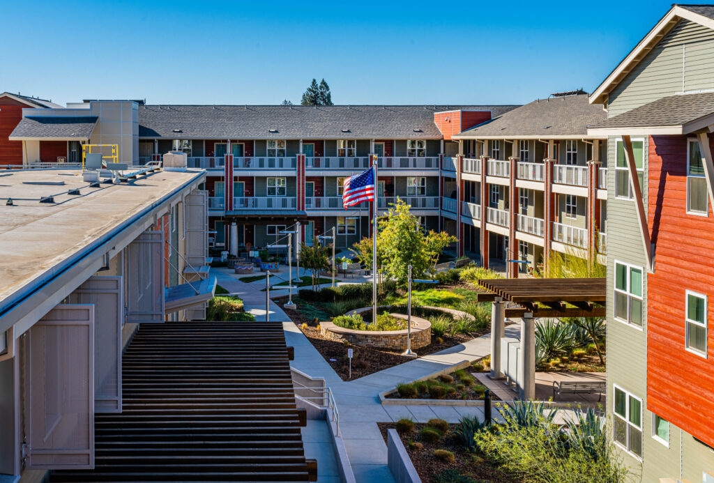 Courtyard 3 Mather Veterans Village Phase 1 Courtyard 3