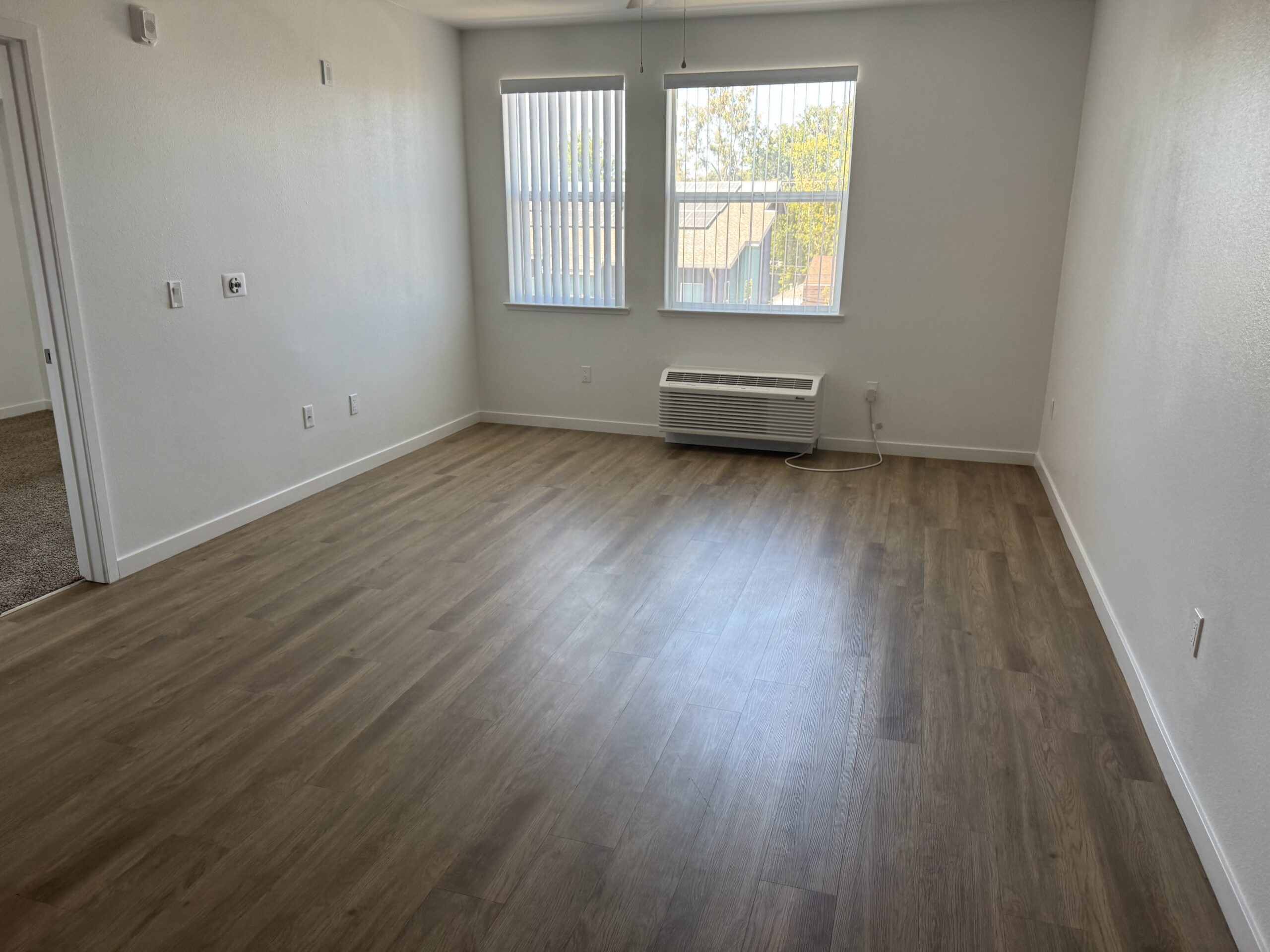 The Heights on Stockton 1-bedroom Living Room