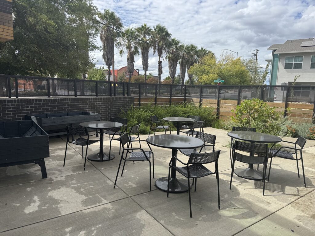 The Heights on Stockton Office Patio